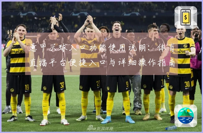 意甲买球入口功能使用说明：体育直播平台便捷入口与详细操作指南